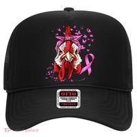 Funny Chicken Chick Breast Cancer Awareness Pink Ribbon Hat thumb 0