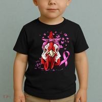 Funny Chicken Chick Breast Cancer Awareness Pink Ribbon Toddler T-Shirt thumb 2