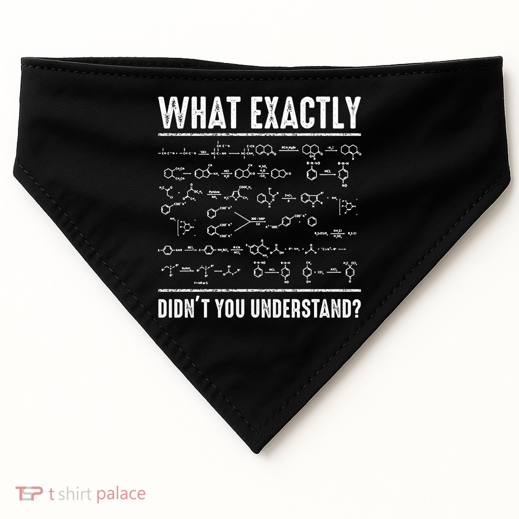 Funny Chemistry Cool Gift For Science Teachers And Math Nerds USA-Made Doggie Bandana