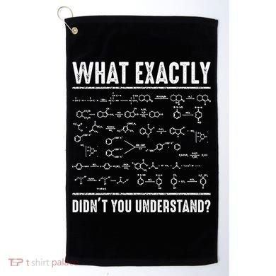 Funny Chemistry Cool Gift For Science Teachers And Math Nerds Golf Towel