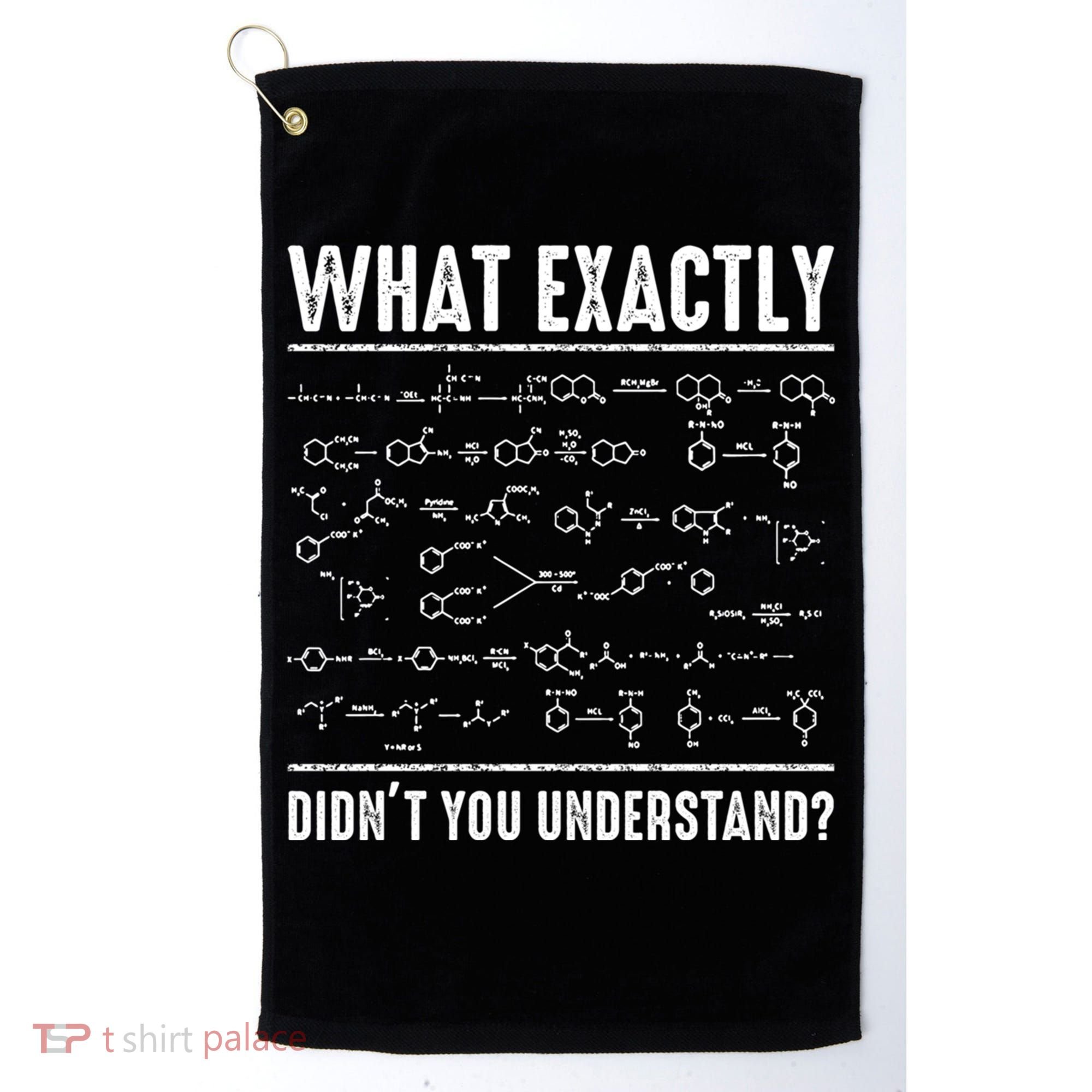 Funny Chemistry Cool Gift For Science Teachers And Math Nerds Golf Towel