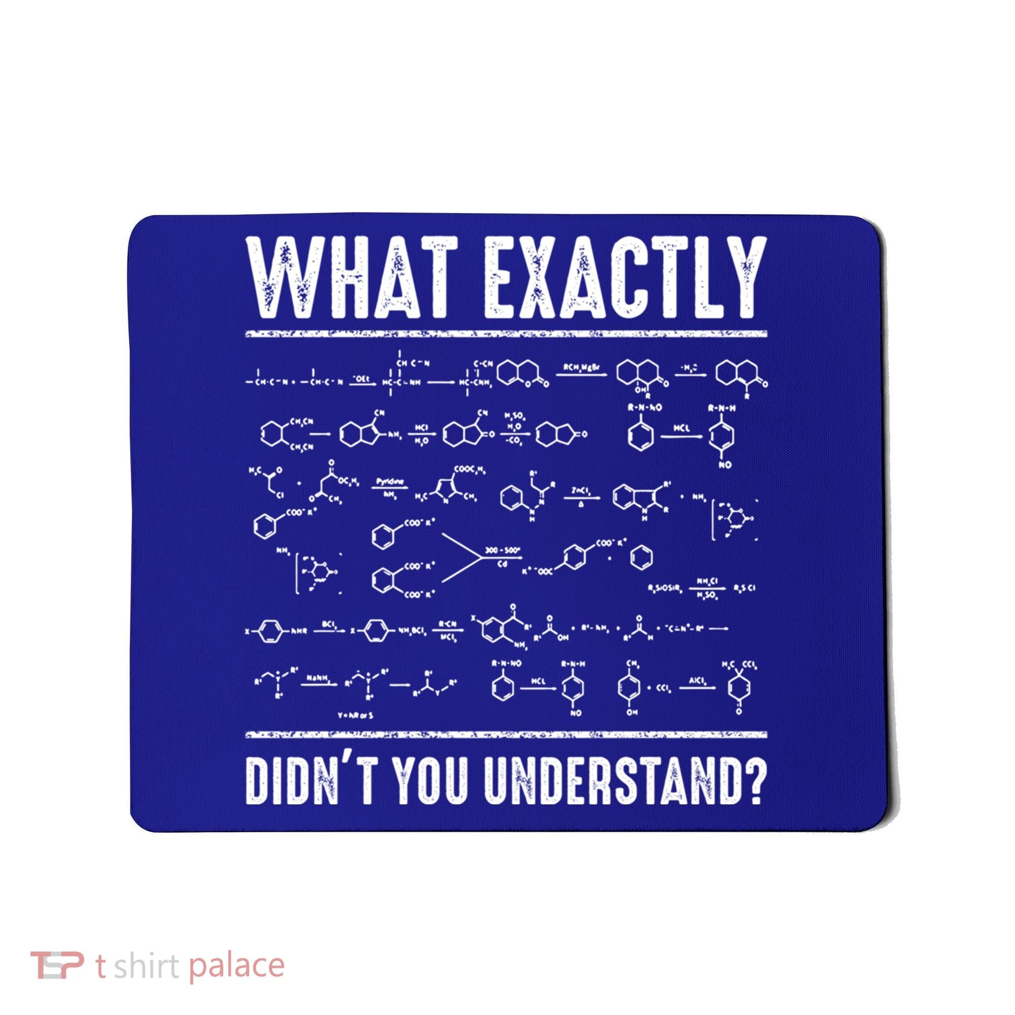 Funny Chemistry Cool Gift For Science Teachers And Math Nerds Mousepad