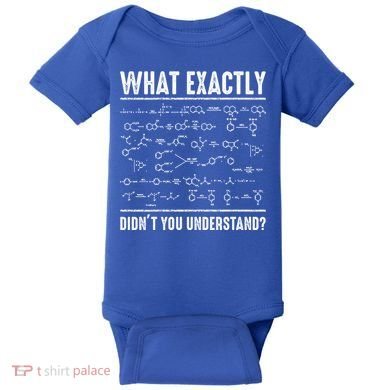 Funny Chemistry Cool Gift For Science Teachers And Math Nerds Baby Bodysuit