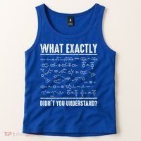 Funny Chemistry Cool Gift For Science Teachers And Math Nerds Tank Top thumb 2