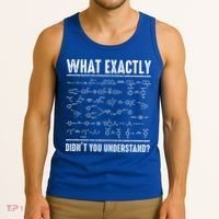 Funny Chemistry Cool Gift For Science Teachers And Math Nerds Tank Top thumb 3