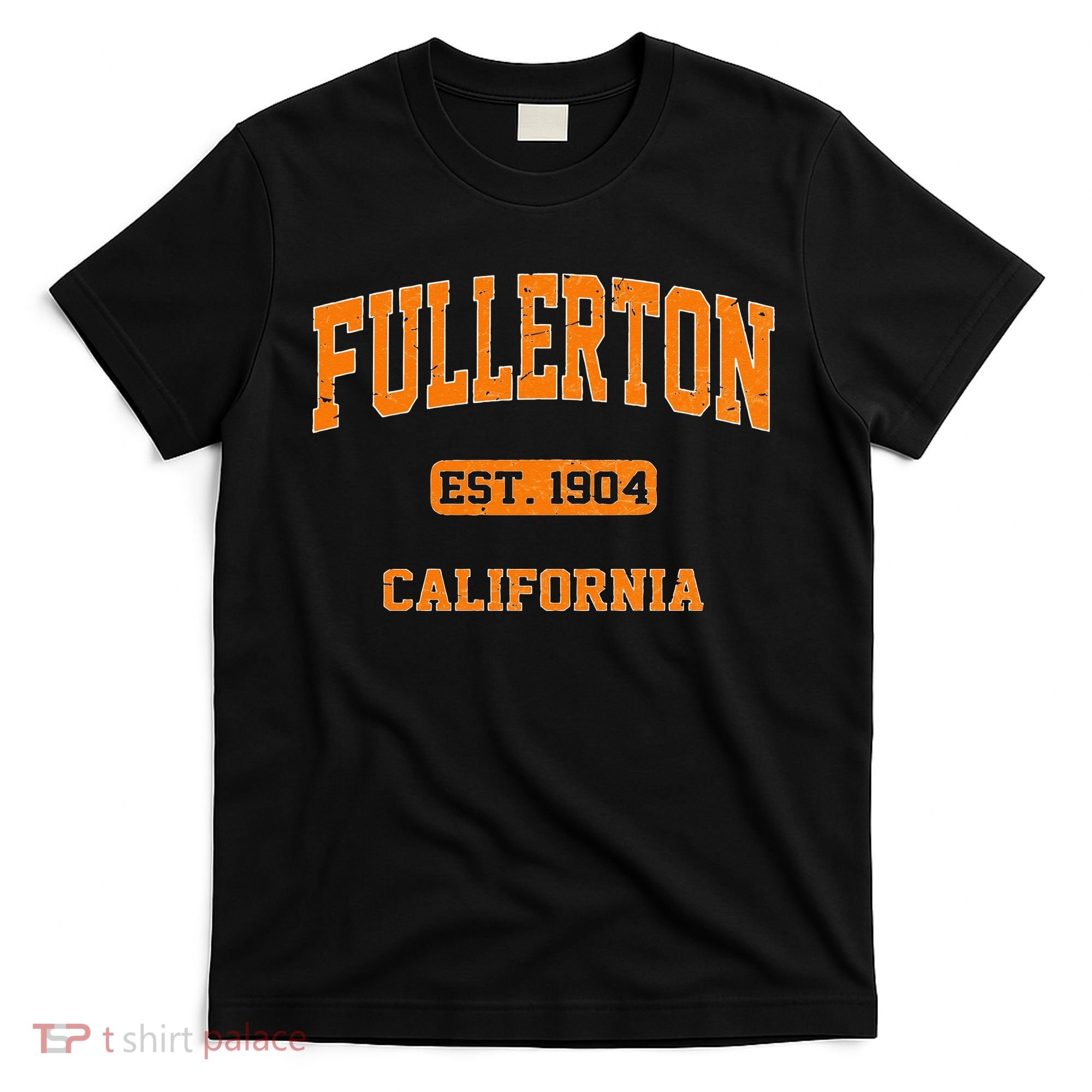 Fullerton California CA Vintage State Athletic Style T-Shirt