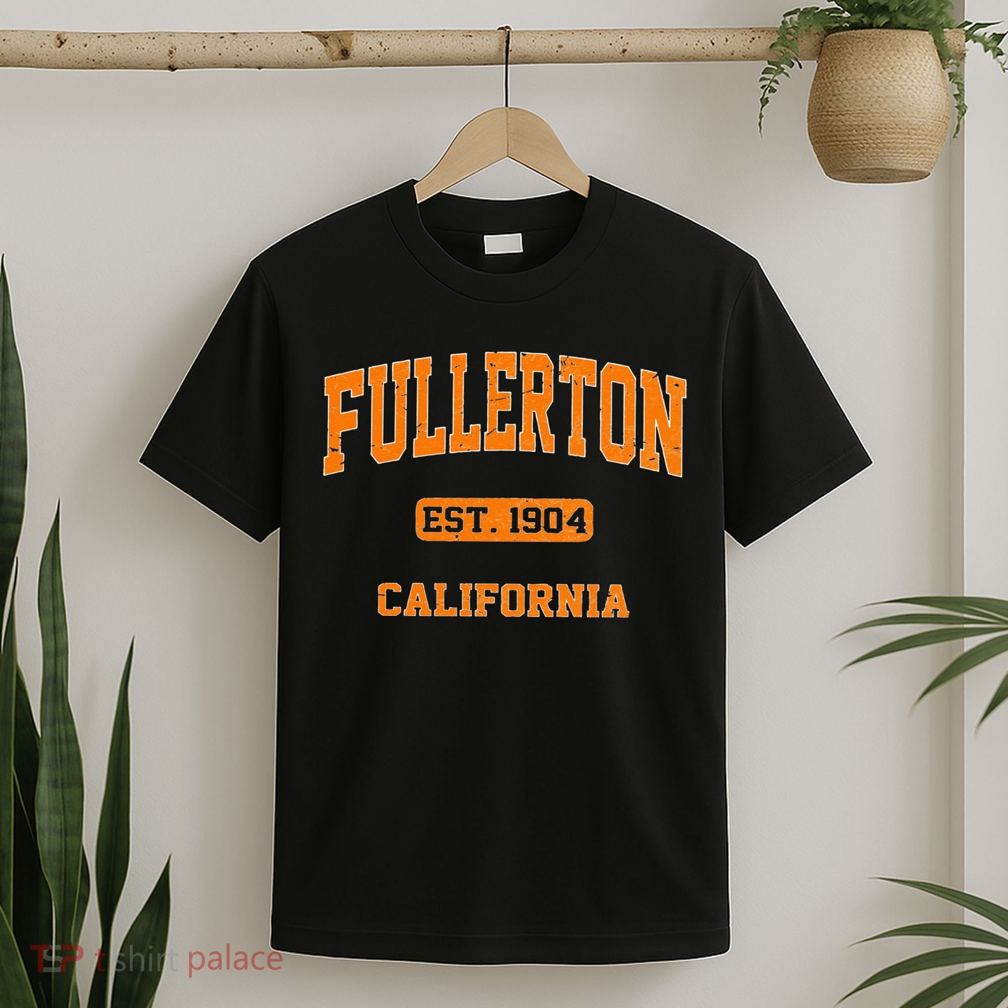 Fullerton California CA Vintage State Athletic Style T-Shirt