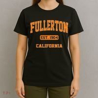 Fullerton California CA Vintage State Athletic Style T-Shirt thumb 4