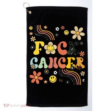 F Ck Cancer Golf Towel