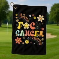 F Ck Cancer Golf Towel thumb 1