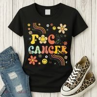 F Ck Cancer Women's T-Shirt thumb 3