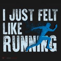 Funny Cross Country Gift I Just Felt Like Running Meaningful Gift Backpack thumb 2