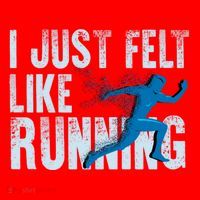 Funny Cross Country Gift I Just Felt Like Running Meaningful Gift Santa Hat thumb 1