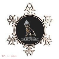 Funny Conspiracy Cat Tin Foil Hat Government Gift Ornament thumb 0