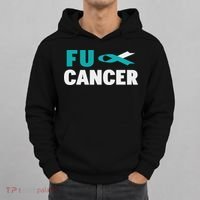 Fuck Cervical Cancer Cervical Cancer Awareness Hoodie thumb 0