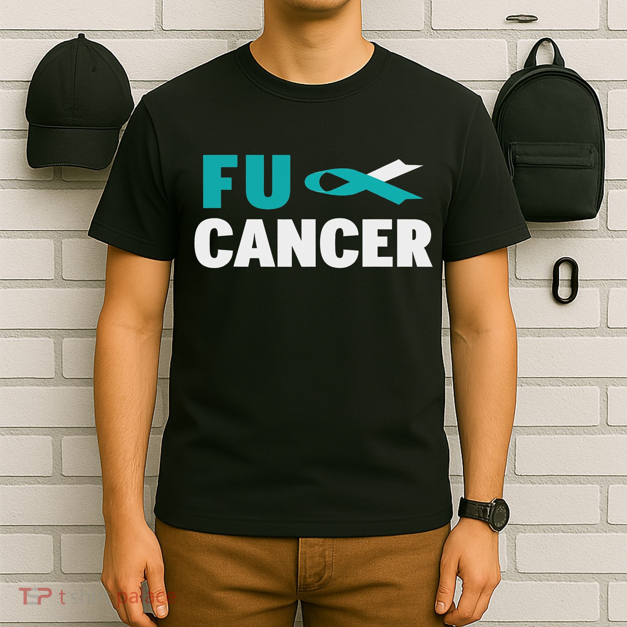 Fuck Cervical Cancer Cervical Cancer Awareness T-Shirt