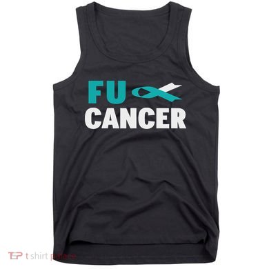 Fuck Cervical Cancer Cervical Cancer Awareness Tank Top