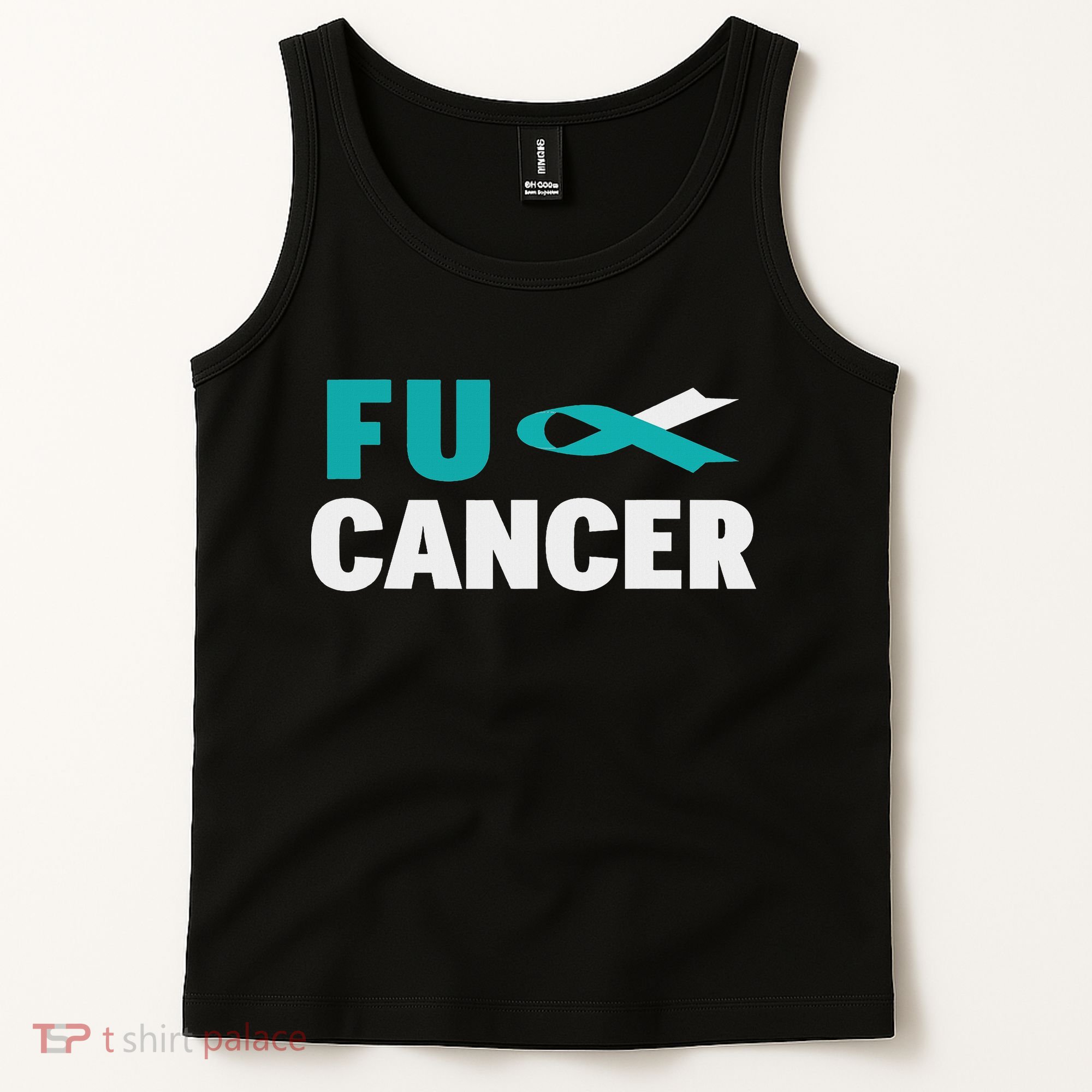Fuck Cervical Cancer Cervical Cancer Awareness Tank Top