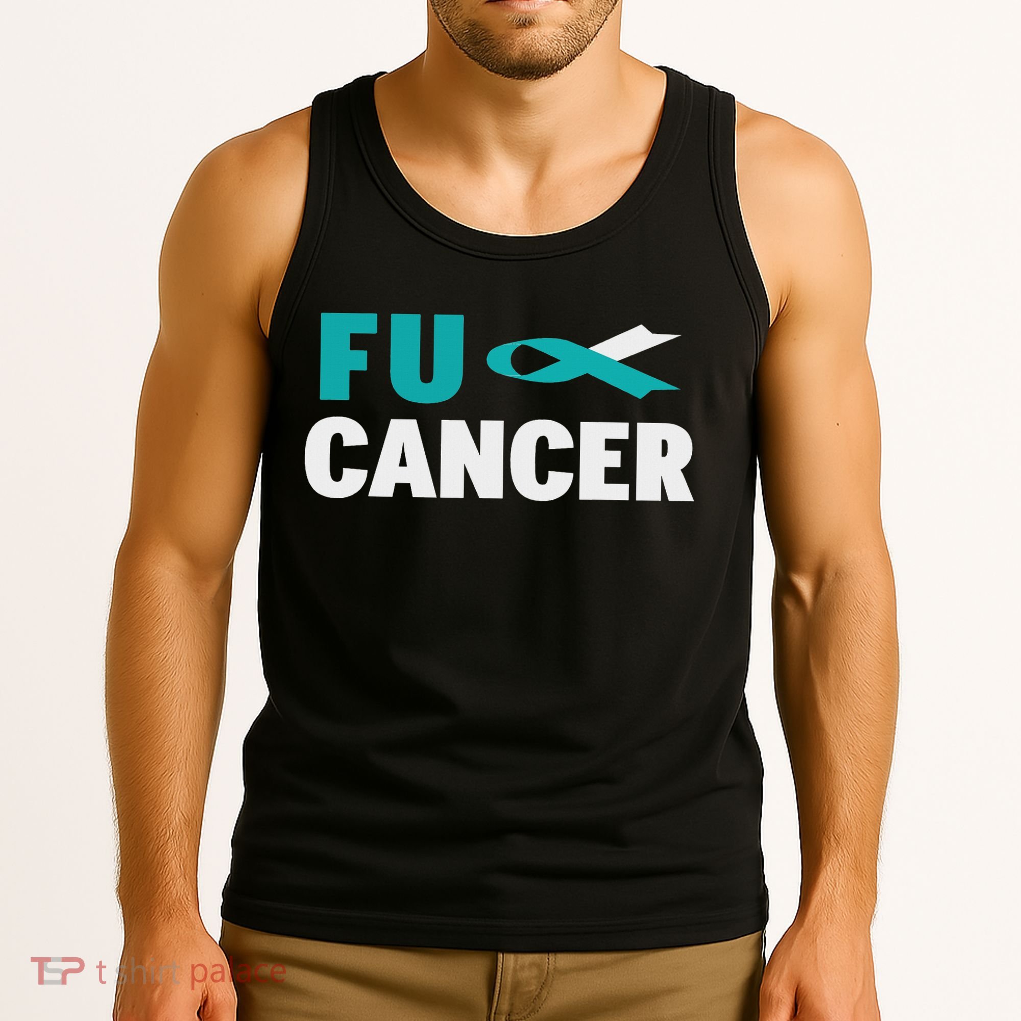 Fuck Cervical Cancer Cervical Cancer Awareness Tank Top