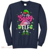 Funny Christmas Clothing I'm The Sassy Elf Tee Xmas Boys Sweatshirt thumb 0