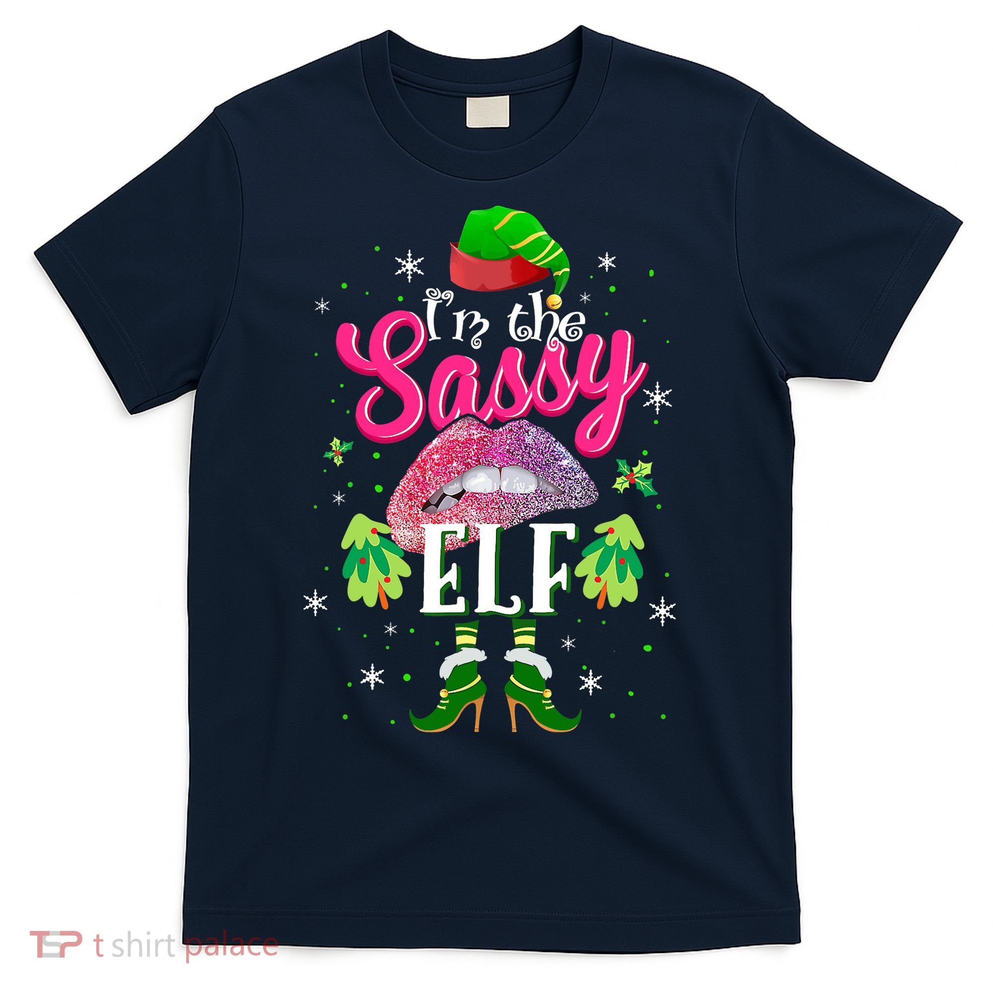 Funny Christmas Clothing I'm The Sassy Elf Tee Xmas Boys T-Shirt