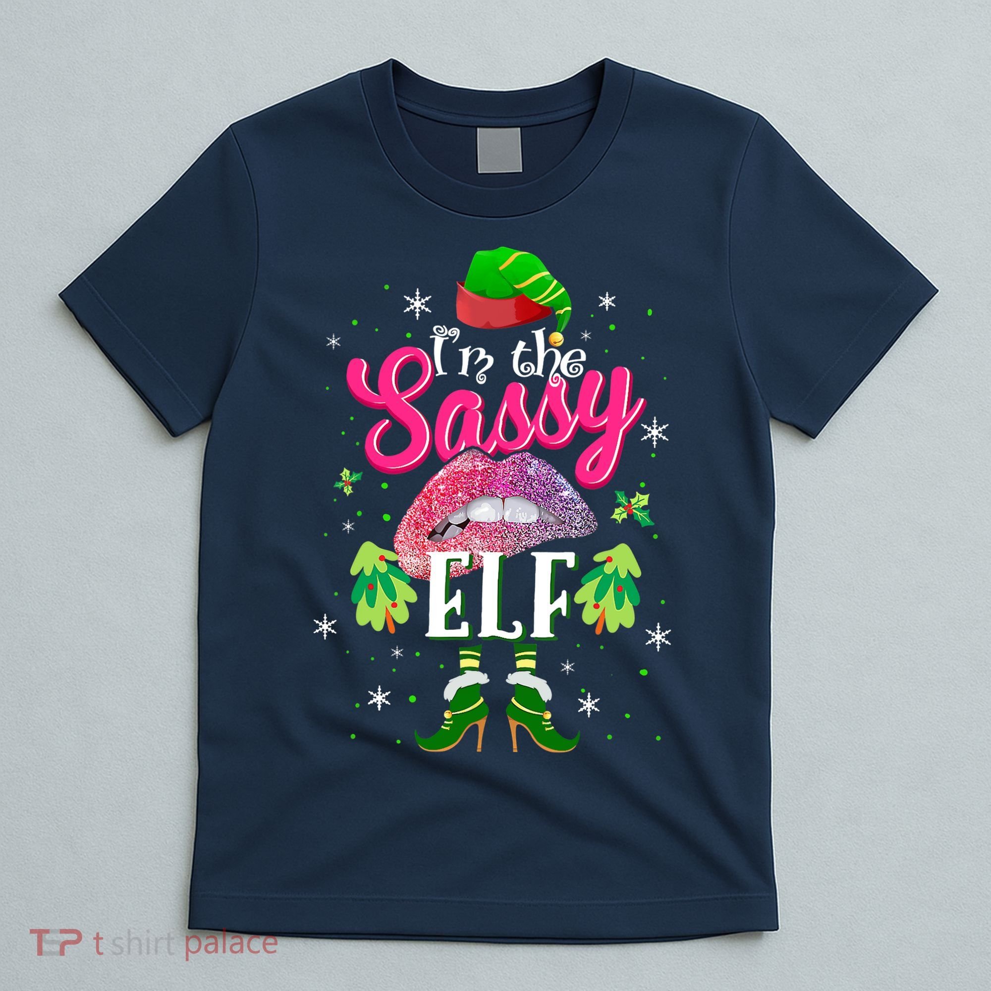 Funny Christmas Clothing I'm The Sassy Elf Tee Xmas Boys T-Shirt