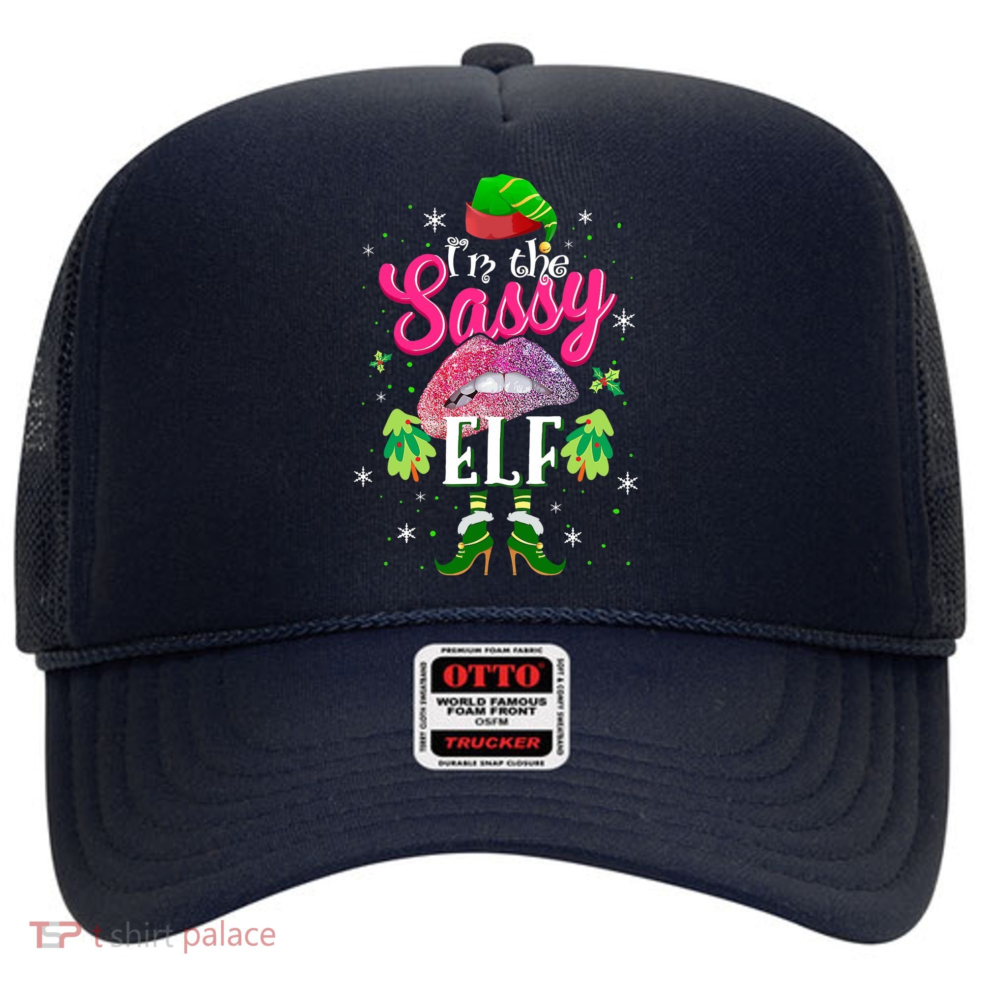 Funny Christmas Clothing I'm The Sassy Elf Tee Xmas Boys Hat