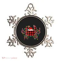 Funny Crab Christmas Tree Red Plaid Xmas Animals Lover Gift Ornament thumb 0