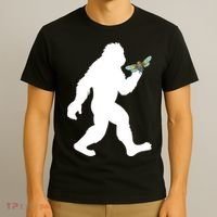 Funny Cicada Comeback 2024 Bigfoot Catching Cicada Gift T-Shirt thumb 3