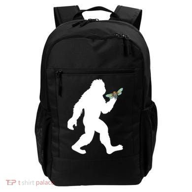 Funny Cicada Comeback 2024 Bigfoot Catching Cicada Gift Backpack