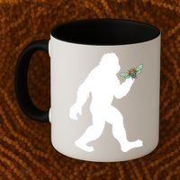 Funny Cicada Comeback 2024 Bigfoot Catching Cicada Gift Coffee Mug thumb 2