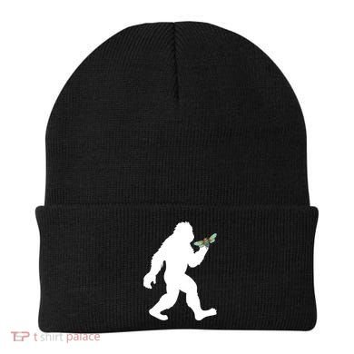 Funny Cicada Comeback 2024 Bigfoot Catching Cicada Gift Beanie