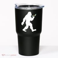 Funny Cicada Comeback 2024 Bigfoot Catching Cicada Gift Tumbler thumb 0