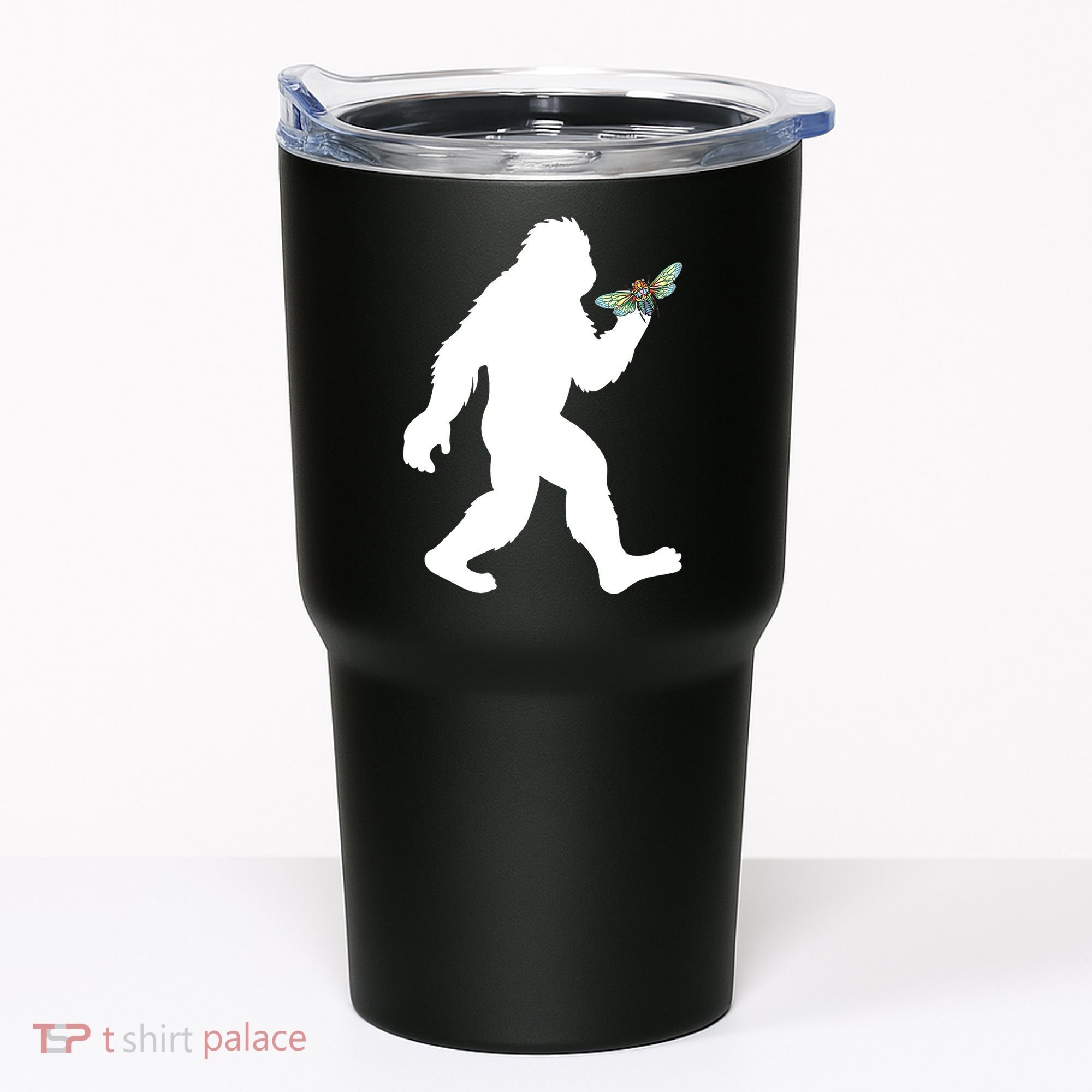 Funny Cicada Comeback 2024 Bigfoot Catching Cicada Gift Tumbler