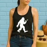 Funny Cicada Comeback 2024 Bigfoot Catching Cicada Gift Women's Tank Top thumb 2