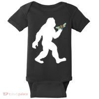 Funny Cicada Comeback 2024 Bigfoot Catching Cicada Gift Baby Bodysuit thumb 0