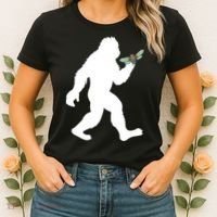 Funny Cicada Comeback 2024 Bigfoot Catching Cicada Gift Women's T-Shirt thumb 2