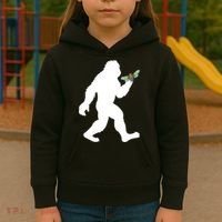 Funny Cicada Comeback 2024 Bigfoot Catching Cicada Gift Kids Hoodie thumb 3