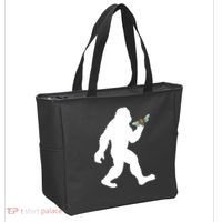 Funny Cicada Comeback 2024 Bigfoot Catching Cicada Gift Tote Bag thumb 2