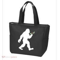 Funny Cicada Comeback 2024 Bigfoot Catching Cicada Gift Tote Bag thumb 3