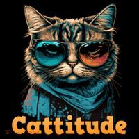 Funny Cool Cat With Glasses Cattitude Cats Lover Attitude Funny Gift Coffee Mug thumb 5