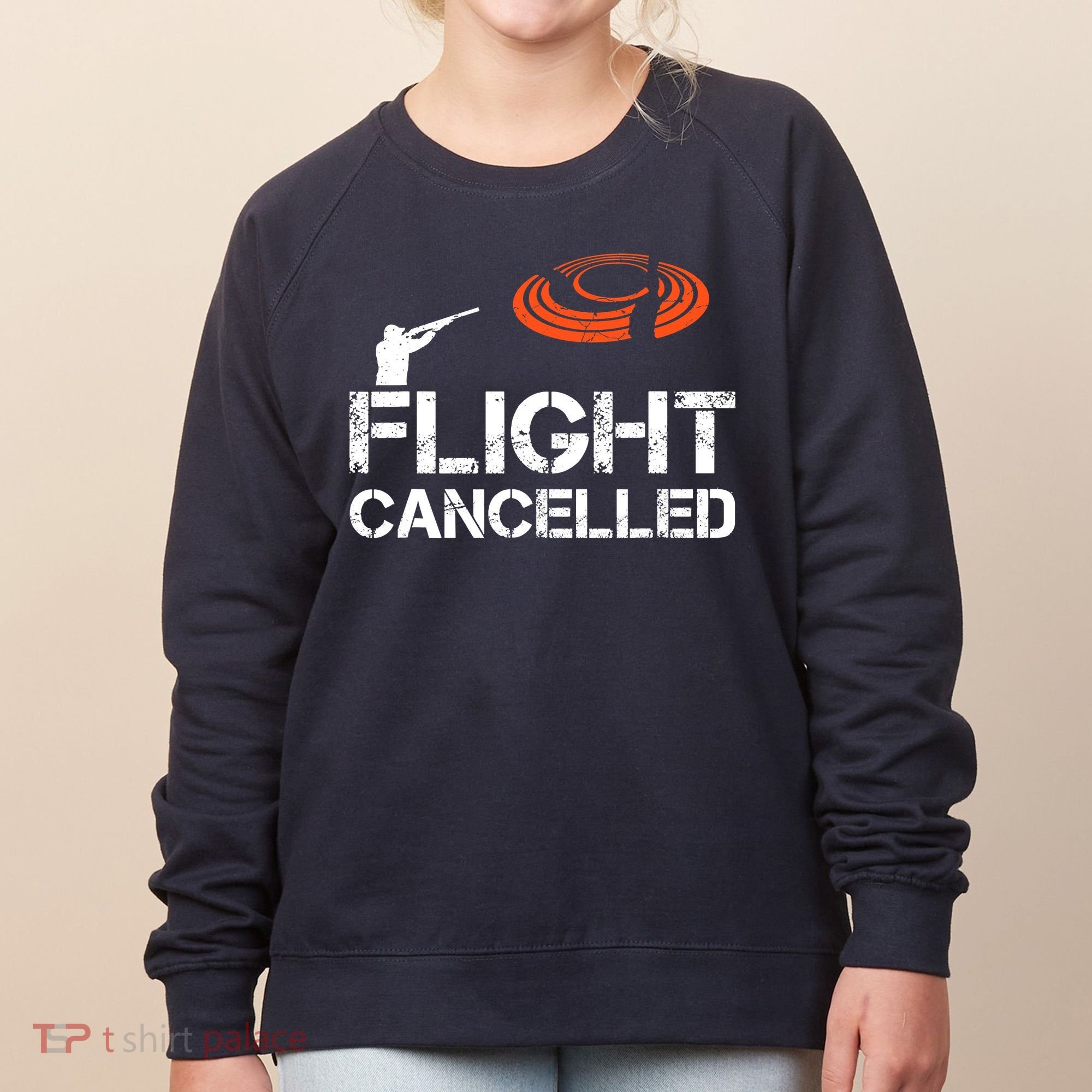 Flight Cancelled Clay Shooting Skeet Trap Shooting Women's Sweatshirt