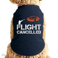 Flight Cancelled Clay Shooting Skeet Trap Shooting Doggie Tank thumb 0