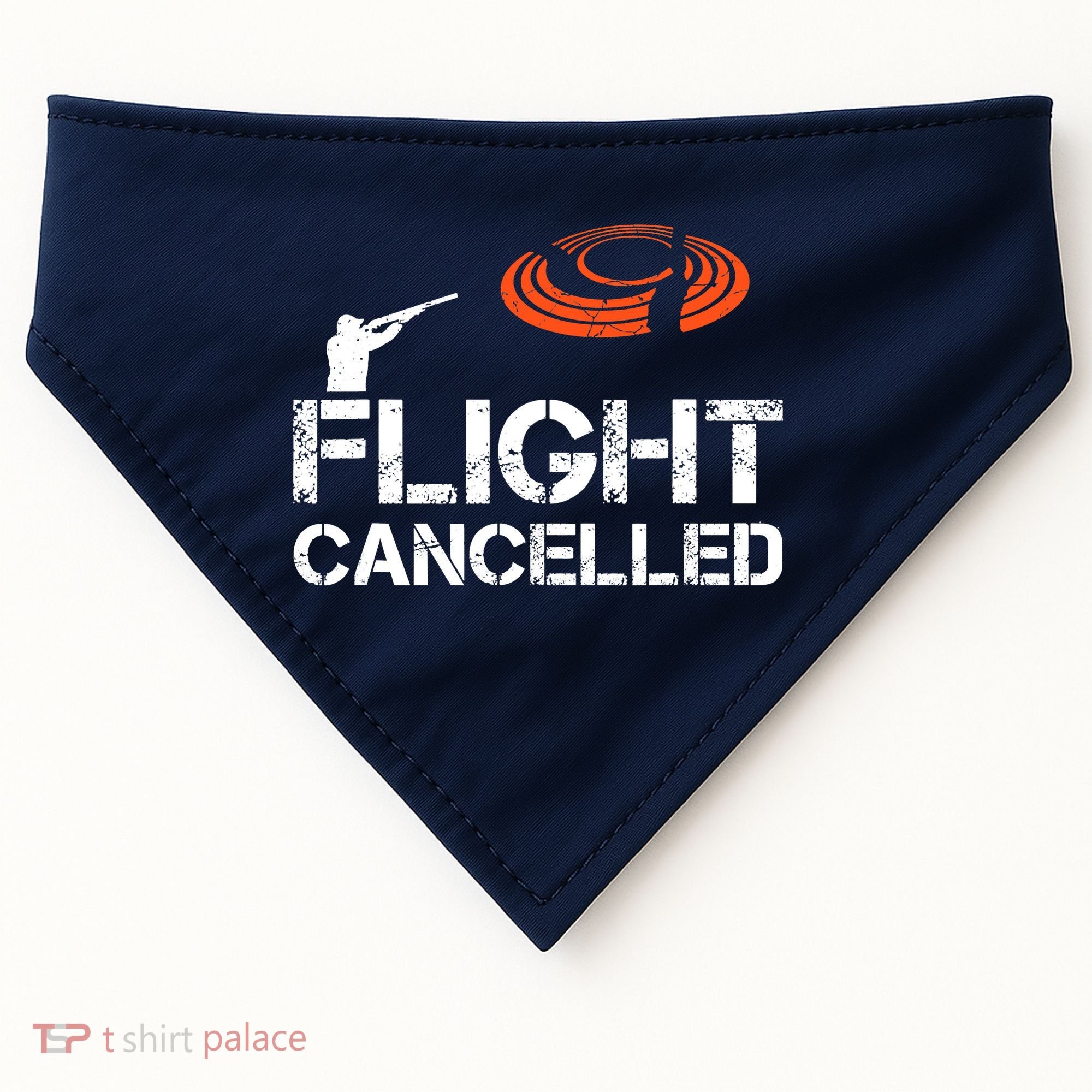 Flight Cancelled Clay Shooting Skeet Trap Shooting USA-Made Doggie Bandana