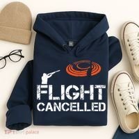 Flight Cancelled Clay Shooting Skeet Trap Shooting Hoodie thumb 4