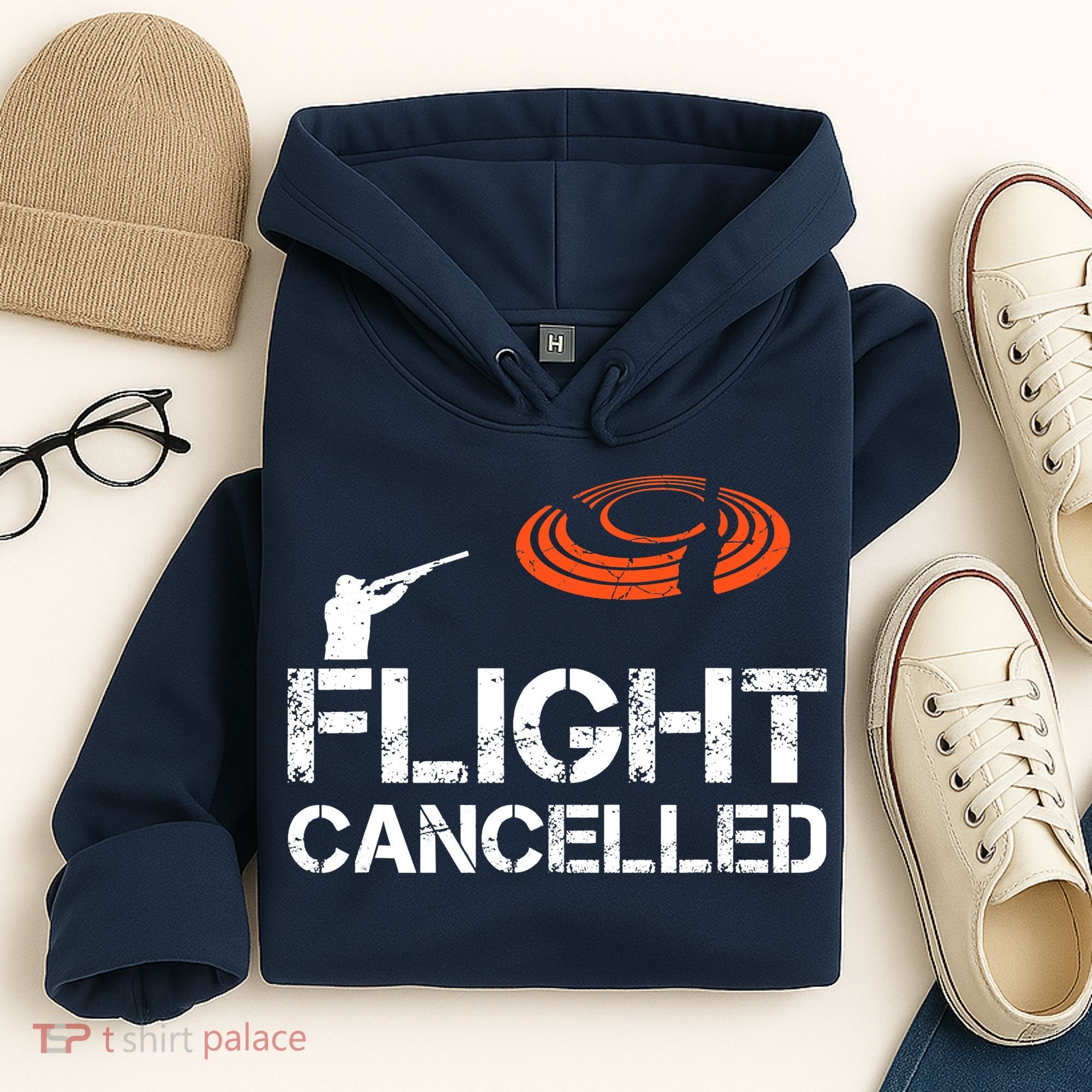 Flight Cancelled Clay Shooting Skeet Trap Shooting Hoodie