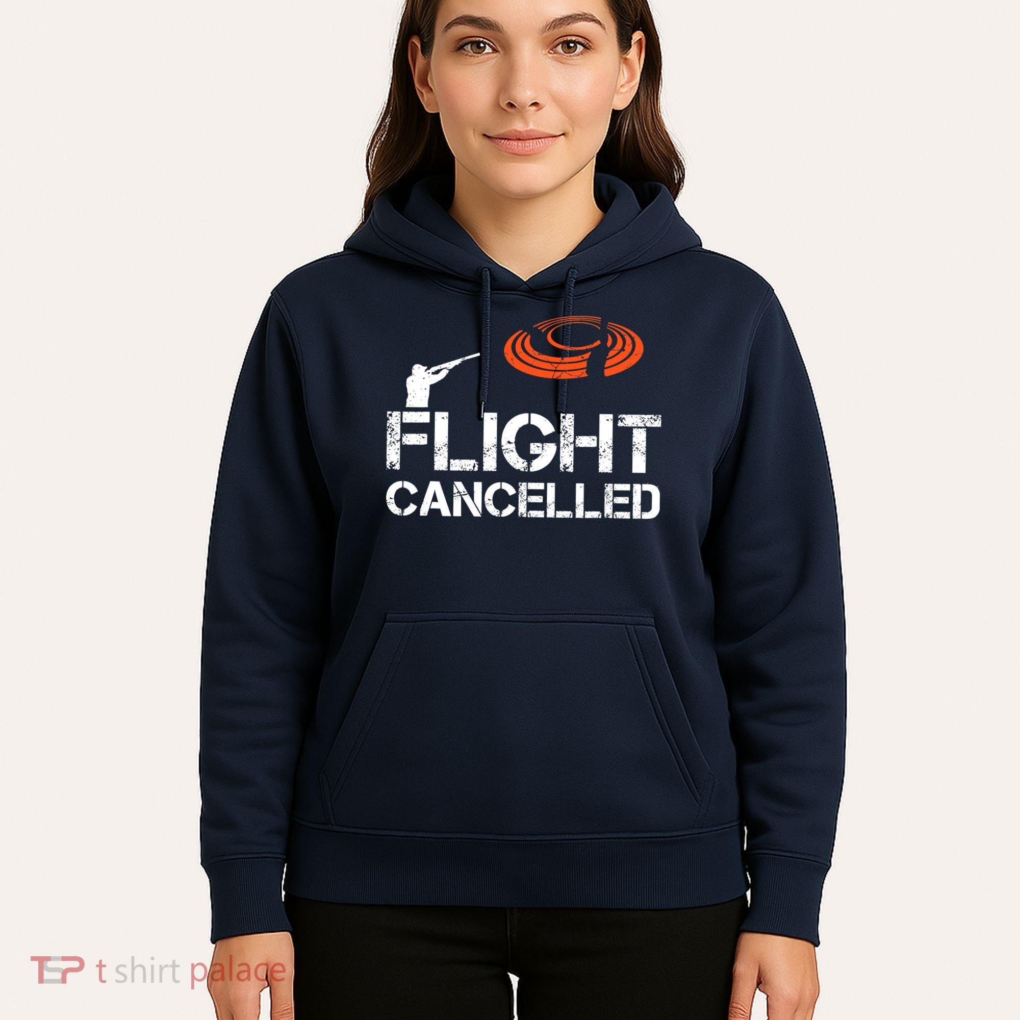 Flight Cancelled Clay Shooting Skeet Trap Shooting Hoodie