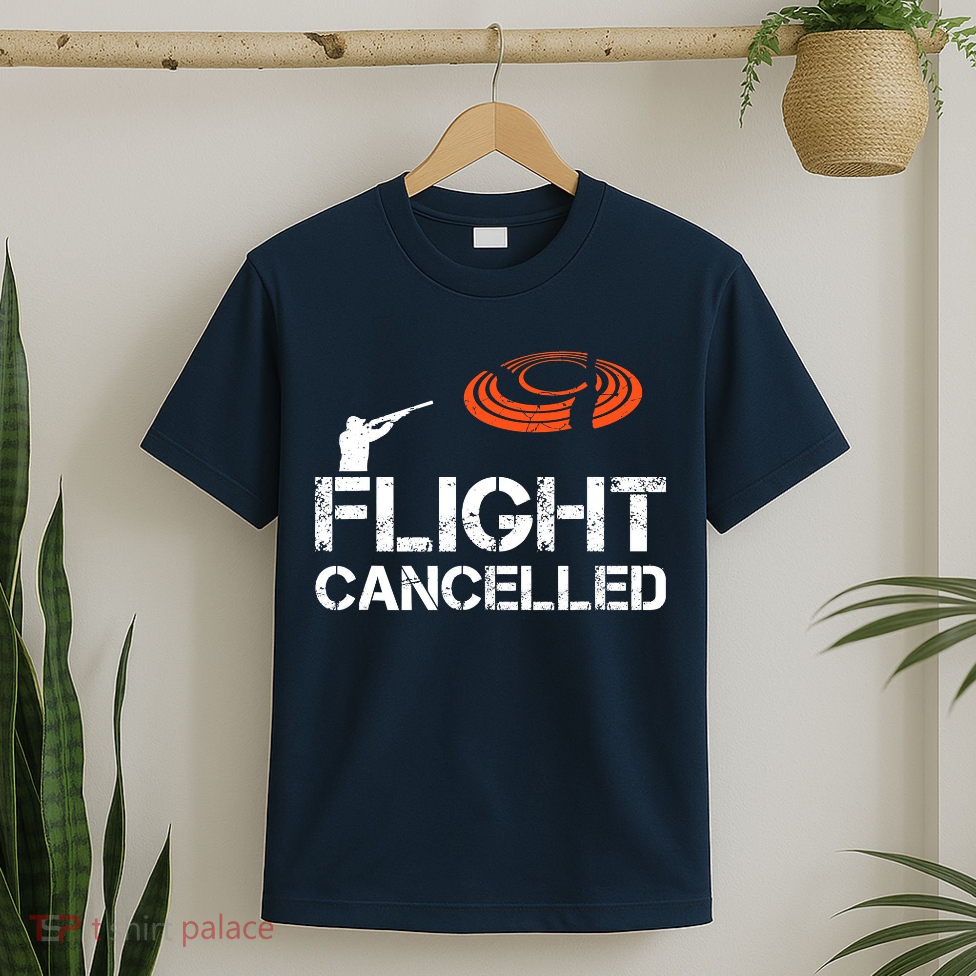 Flight Cancelled Clay Shooting Skeet Trap Shooting T-Shirt