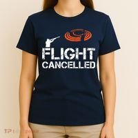 Flight Cancelled Clay Shooting Skeet Trap Shooting T-Shirt thumb 4