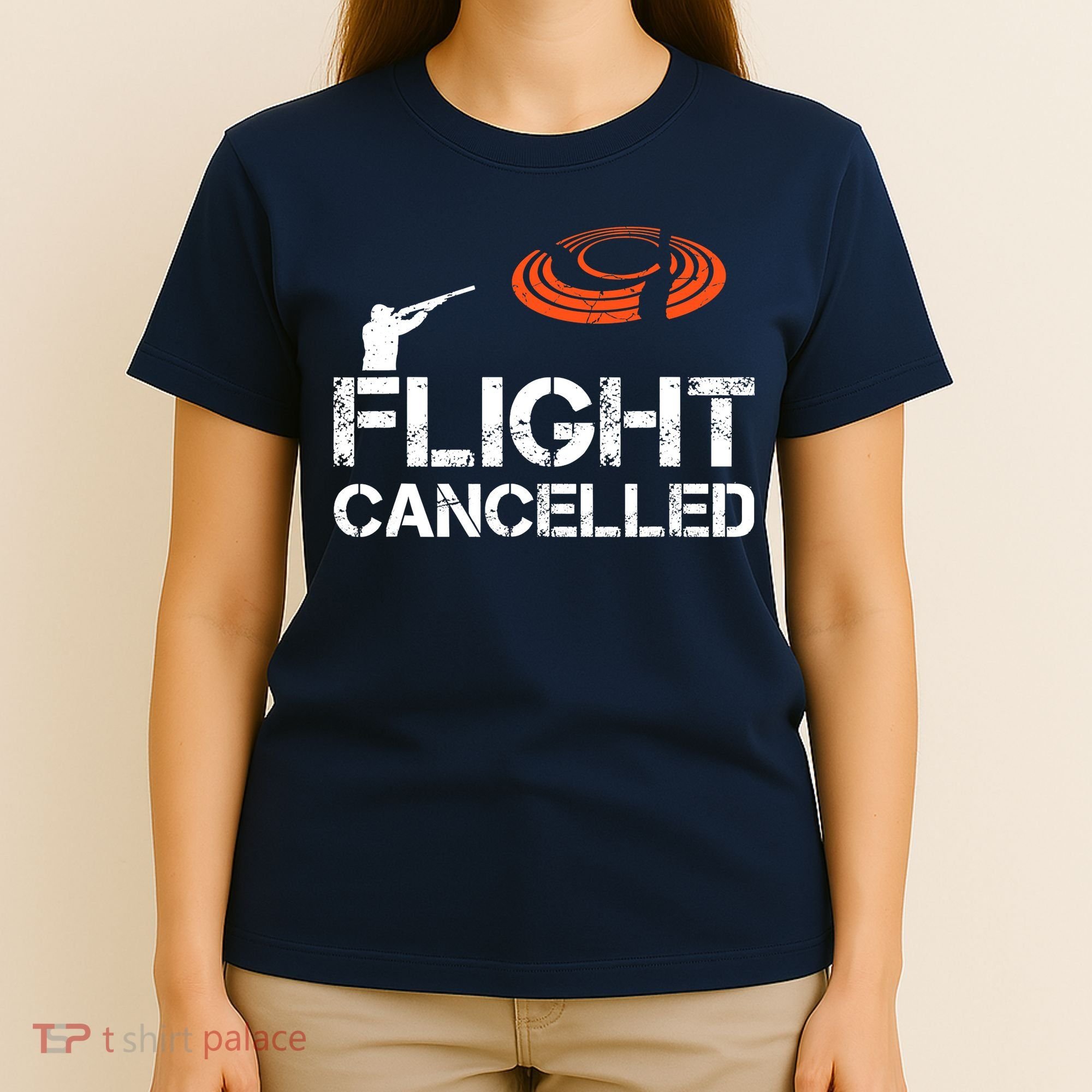 Flight Cancelled Clay Shooting Skeet Trap Shooting T-Shirt